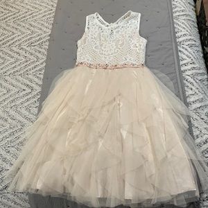 Lace and tulle dress
